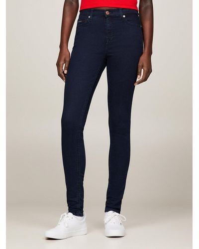 Tommy Hilfiger Jean skinny Nora taille normale - Bleu