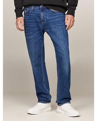 Tommy Hilfiger Ryan Regular Fit Straight Faded Jeans - Blauw