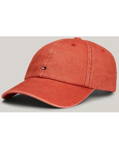 Tommy Hilfiger 1985 Collection Six-panel Flag Baseball Cap - Red
