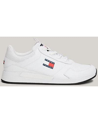 Tommy Hilfiger Zapatillas de estilo running con logo - Blanco