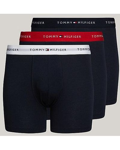 Tommy Hilfiger Signature Essential Set Van 3 Boxer Briefs - Blauw