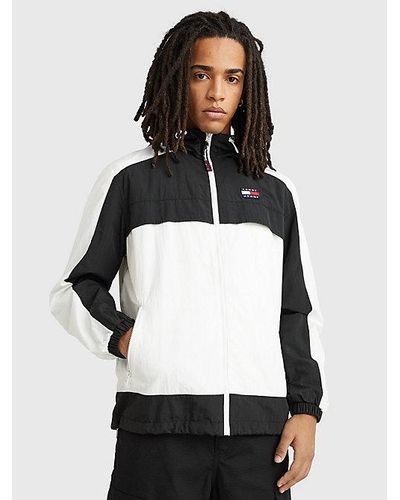Tommy Hilfiger Colour-blocked Chicago Windbreaker - Wit