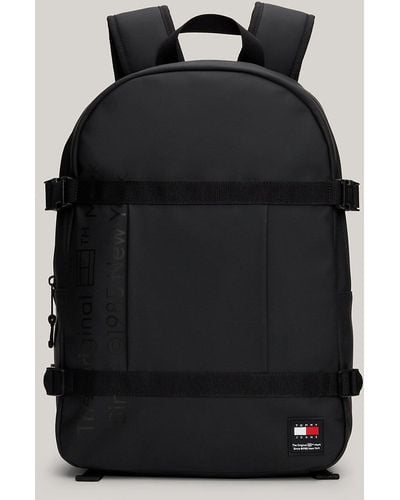 Tommy Hilfiger Essential Logo Dome Backpack - Black
