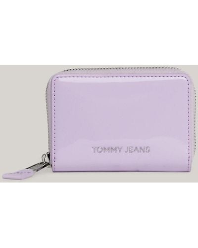 Tommy Hilfiger Petit portefeuille Essential verni zippé - Multicolore