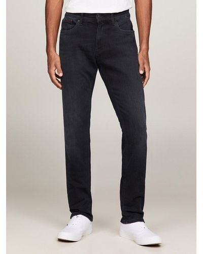 Tommy Hilfiger Jean slim Scanton noir délavé - Bleu