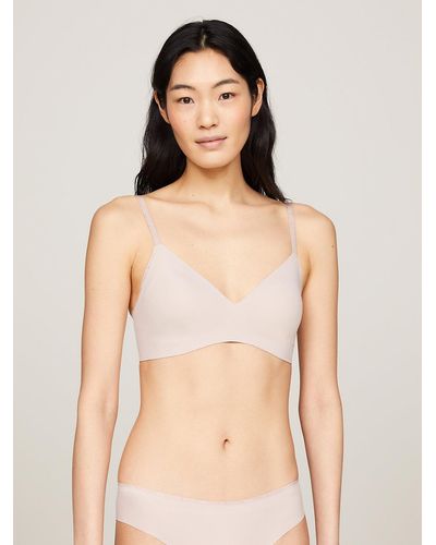 Tommy Hilfiger Essential Unlined Triangle Bra - Natural