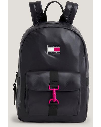 Tommy Hilfiger Recycled Logo Backpack - Black
