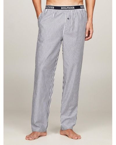 Tommy Hilfiger Hilfiger Monotype Woven Lounge Trousers - Grey