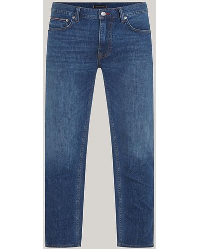 Tommy Hilfiger Plus Madison Regular Straight Faded Jeans - Blue