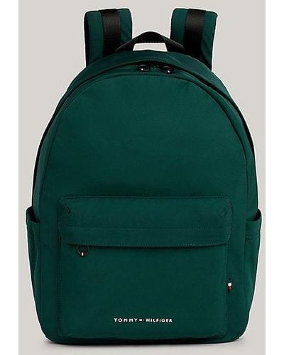 Tommy Hilfiger Kleiner, kuppelförmiger Rucksack mit Logo - Grün