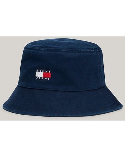 Tommy Hilfiger Heritage Logo Bucket Hat - Blue