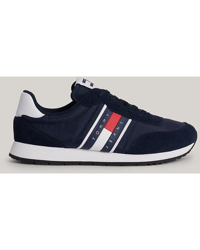 Tommy Hilfiger Baskets de running Casual à logo - Bleu