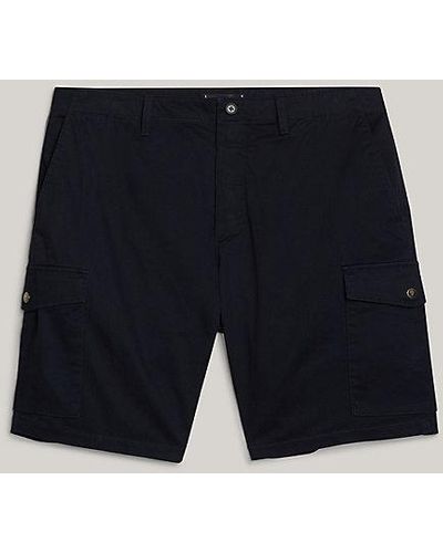 Tommy Hilfiger Adaptive Harlem Relaxed Cargo Short - Blauw