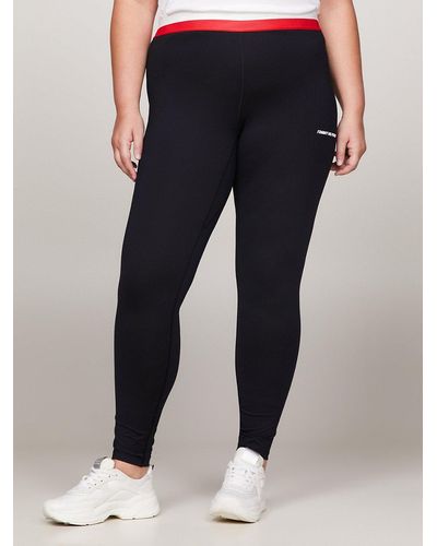 Tommy Hilfiger Legging de sport skinny long Curve - Bleu