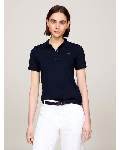 Tommy Hilfiger Heritage Slim Fit Polo Shirt - Blue
