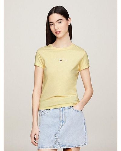 Tommy Hilfiger Essential Slim Fit T-shirt Met Logo - Meerkleurig