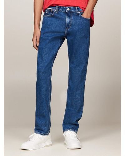 Tommy Hilfiger Archive Ryan Regular Straight Colour-blocked Jeans - Blue