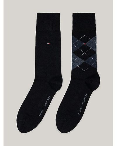 2 pares de calcetines cortos para hombre Tommy Hilfiger 382000001 Jeans 356