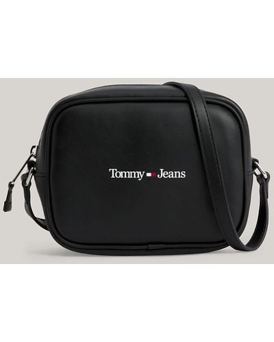 Tommy Hilfiger Petit sac bandoulière à logo - Noir