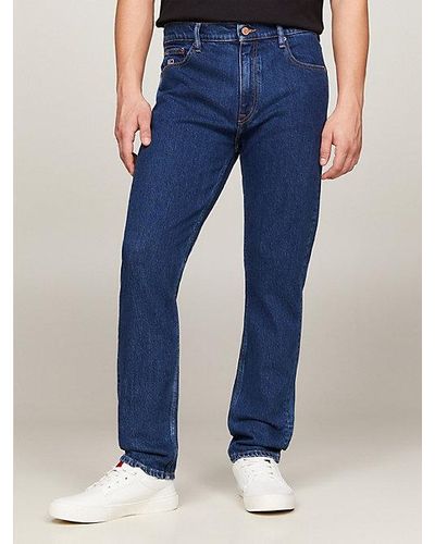 Tommy Hilfiger Dad Regular Tapered Jeans - Blauw
