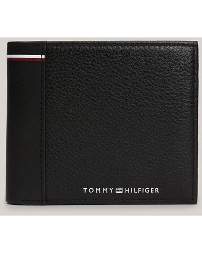 Tommy Hilfiger Leather Bifold Wallet - Black