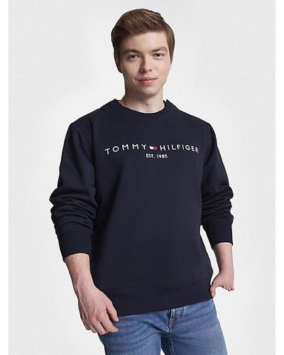 Tommy Hilfiger Sudadera Adaptive con logo - Azul