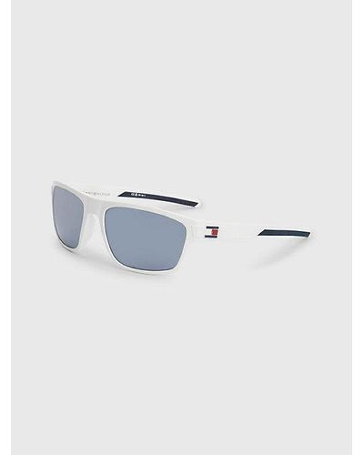 Tommy Hilfiger Gafas de sol polarizadas rectangulares - Azul