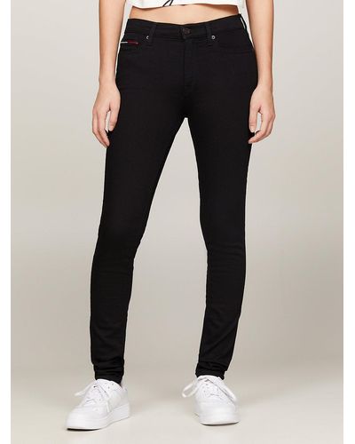 Tommy Hilfiger Jean skinny Nora taille normale - Noir