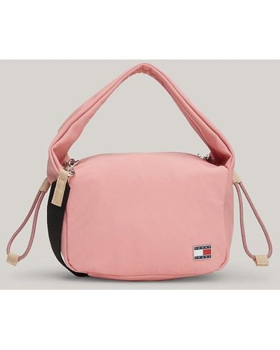 Tommy Hilfiger Adjustable Shoulder Strap Crossover Bag - Pink