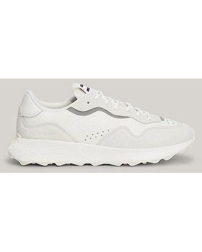 Tommy Hilfiger Zapatillas de running con suela dentada - Blanco