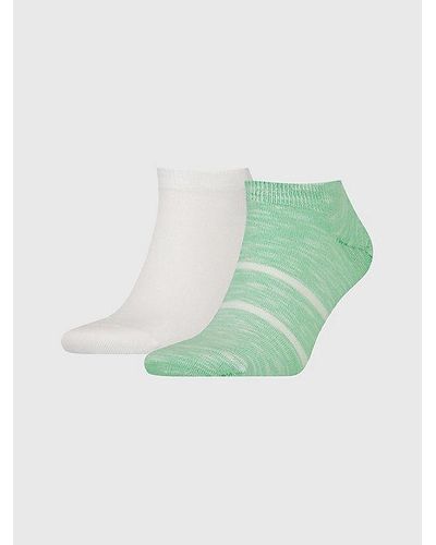 Tommy Hilfiger Pack de 2 pares de calcetines mélange cortos - Verde