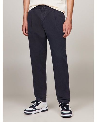 Tommy Hilfiger Harlem Dobby Tapered Fit Chinos - Blue