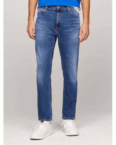 Tommy Hilfiger Dad Regular Tapered Faded Jeans - Blue