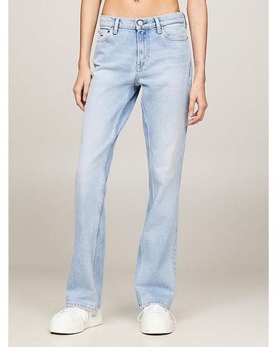Tommy Hilfiger Maddie Bootcut Jeans mit mittelhohem Bund - Blau