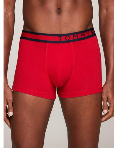Tommy Hilfiger 3-pack Stretch Cotton Logo Waistband Trunks - Multicolour