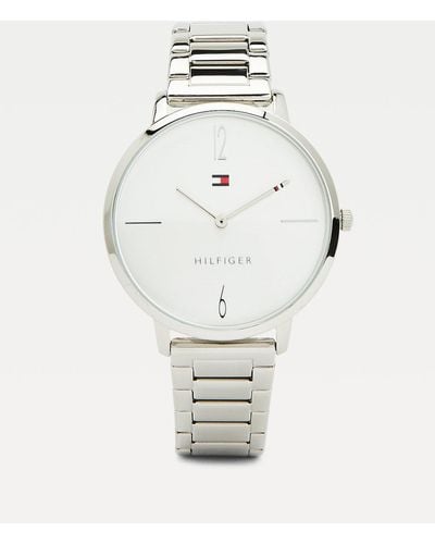 Tommy Hilfiger Stainless Steel Bracelet Watch - White