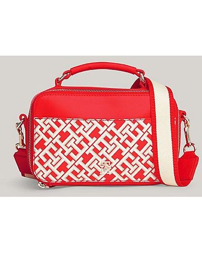 Tommy Hilfiger Iconic TH Monogram Kameratasche - Rot