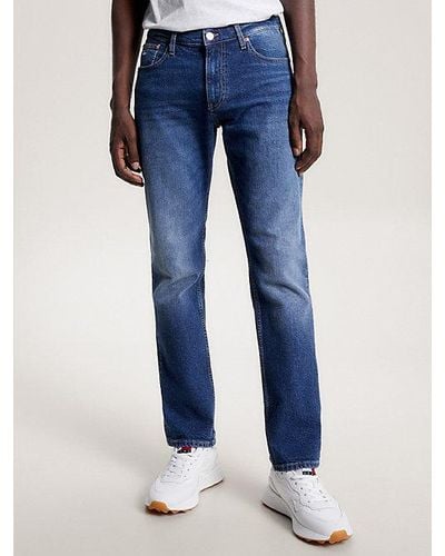 Tommy Hilfiger Ryan Straight Jeans Met Fading - Blauw