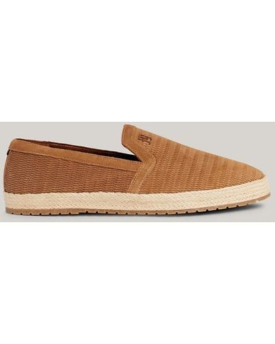 Tommy Hilfiger Classics Suede Cleat Espadrilles - Brown