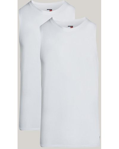 Tommy Hilfiger 2-pack Heritage Essential Lounge Tank Tops - White