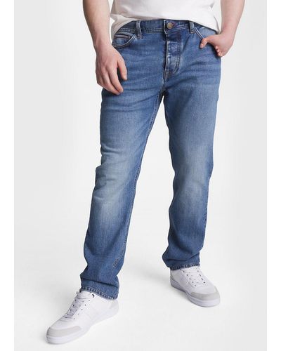Tommy Hilfiger Adaptive Denton Straight Medium Wash Jeans - Blue