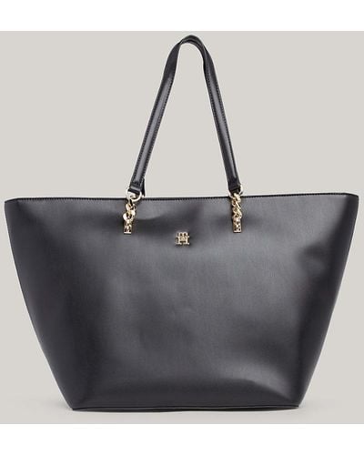 Tommy Hilfiger Chain Detail Tote - Grey