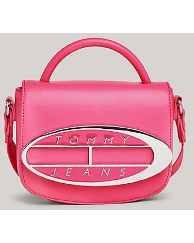Tommy Hilfiger Crossbody-Tasche mit Logo-Emblem - Pink