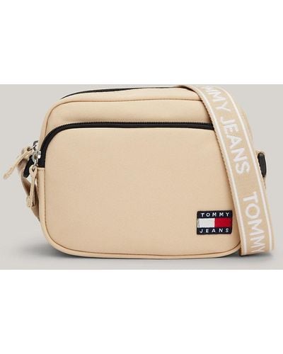 Tommy Hilfiger Essential Logo Crossover Bag - Natural