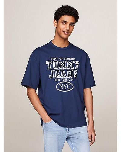 Tommy Hilfiger Prep Explorer Oversized Fit T-Shirt - Blau
