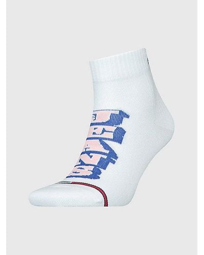 Tommy Hilfiger Pack de 1 par de calcetines en punto elástico - Blanco
