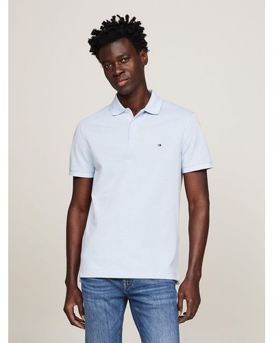 Tommy Hilfiger Polo coupe standard en tricot point bulle - Blanc