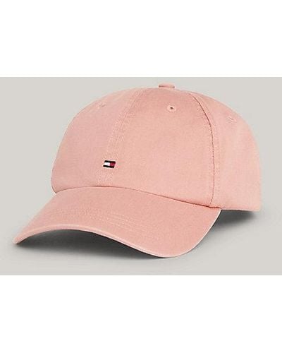 Tommy Hilfiger 6-Panel-Baseball-Cap mit aufgestickter Flag - Pink