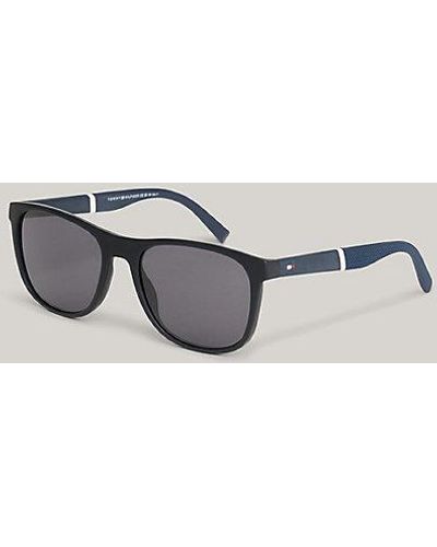 Tommy Hilfiger Gafas de sol ovaladas con textura de piqué - Metálico