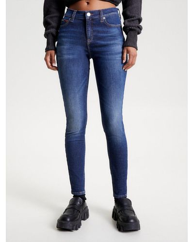 Tommy Hilfiger Maddie Mid Rise Bootcut Jeans in Blue | Lyst UK